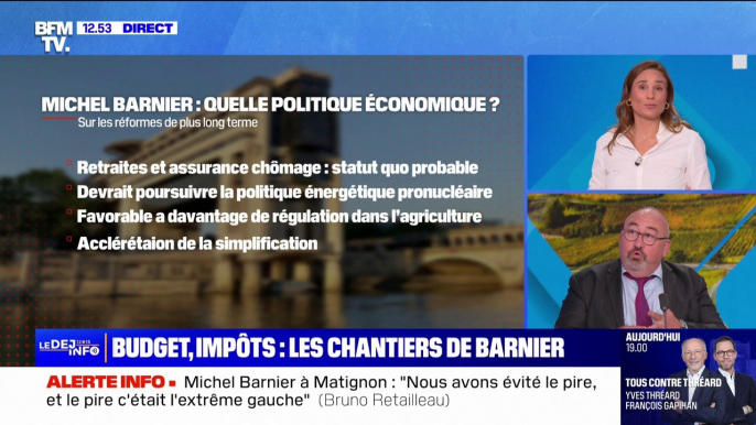 Quelle politique économique pour Michel Barnier: le budget 2025 sera une priorité, un budget de rigueur qui ira chercher plusieurs milliards d'économies