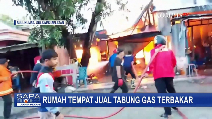 Kendala Damkar Padamkan Kebakaran yang Hanguskan Rumah Tempat Jual Tabung Gas