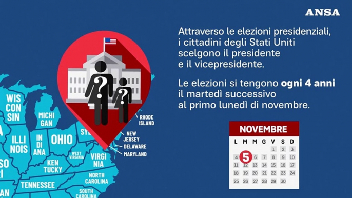 Ansa EXPLAINER - Come funzionano le elezioni presidenziali degli Stati Uniti