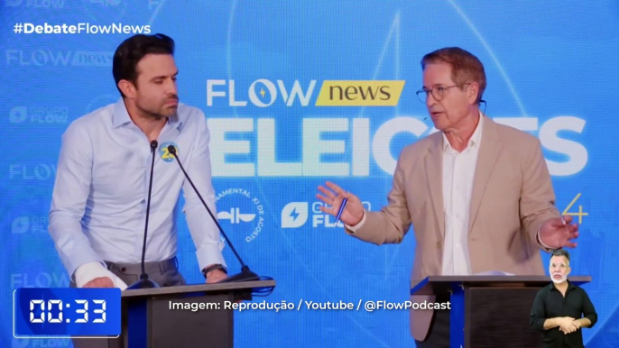 Debate FlowNews: Após discussão com moderador, Marçal é expulso e debate é interrompido por briga generalizada