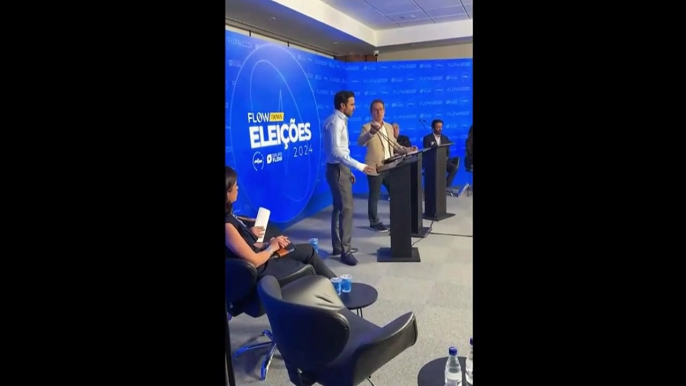 Pablo Marçal causa confusão com Nunes e debate termina em soco