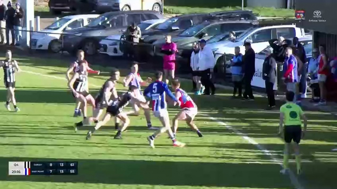 BFNL 2024 preliminary final 4th quarter goals: East Point v Darley - The Courier - September 14 2024