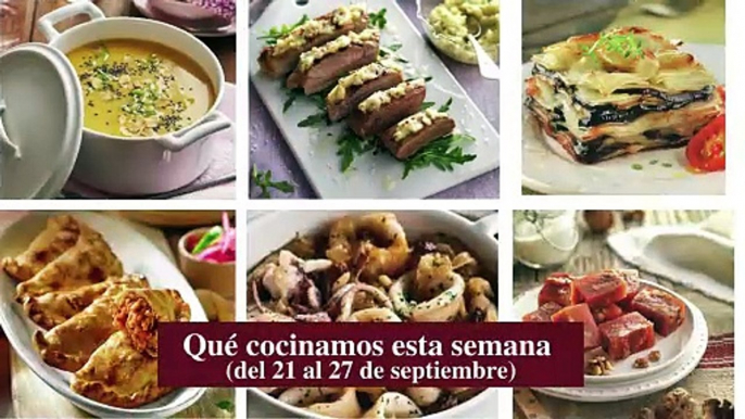 Qué cocinamos del 21 al 27 de septiembre