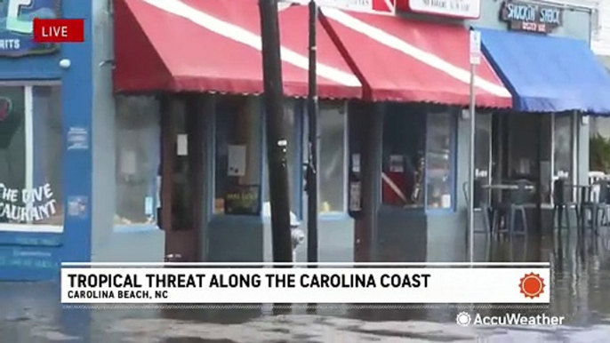 'I've never seen anything like this:' Unnamed storm devastates Carolina Beach with flooding