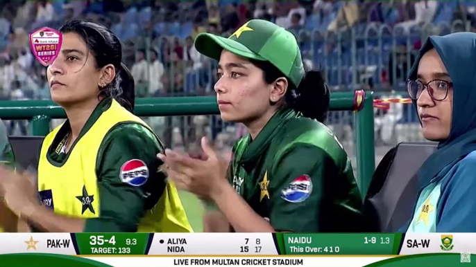 Aliya Riaz Fighting Knock ｜ Pakistan Women vs South Africa Women ｜ 1st T20I 2024 ｜ PCB ｜ M3E1K