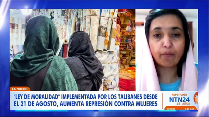 "Mujeres afganas están encarceladas en sus hogares": Khadija Amin, víctima de los talibanes en Afganistán