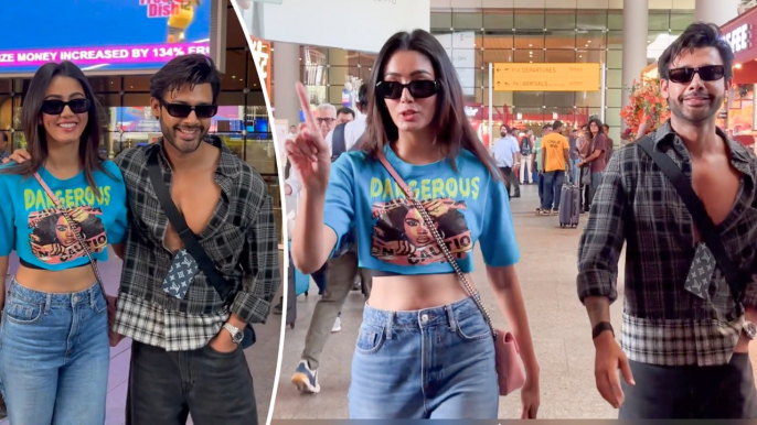 BFF's Stebin Ben & Sana Makbul Get Clicked Together At Mumbai Airport! New Music Video Coming Soon?