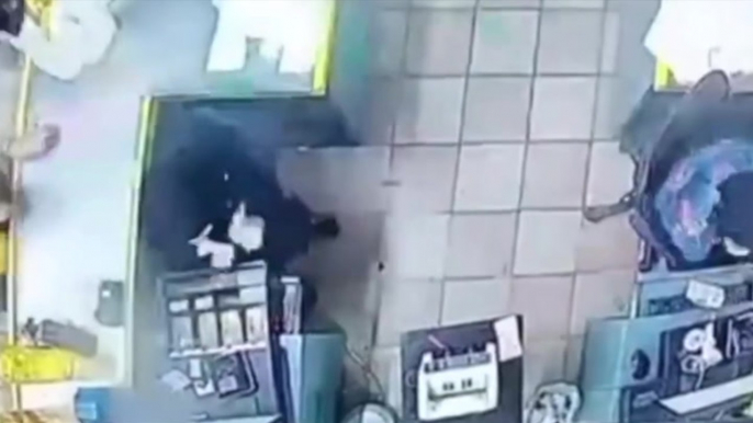 Moment pager explodes at shop counter as devices simultaneously detonate in Lebanon and Syria