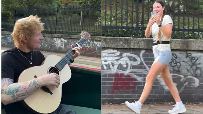 Runner serenaded by Ed Sheeran in viral video describes ‘surreal’ moment