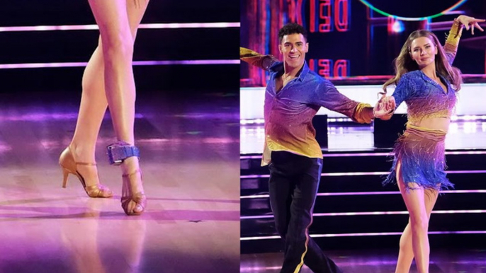 Anna Delvey debuts sparkly ankle monitor on Dancing With The Stars