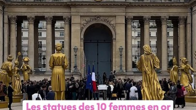 News : Inauguration des statues à l'Assemblée Nationale