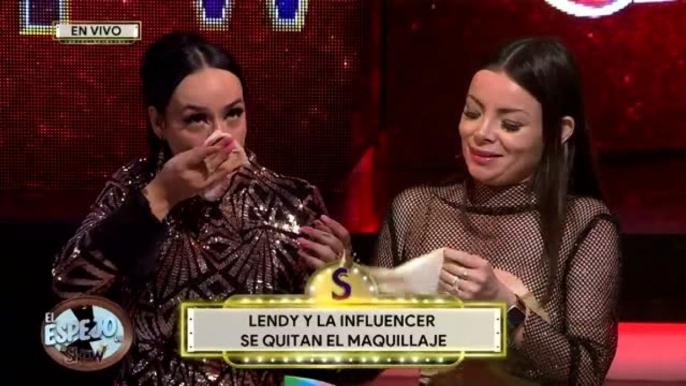 ¡Se quitaron el maquillaje!: Lendy y 'La Influencer' compiten por saber quién es más guapa