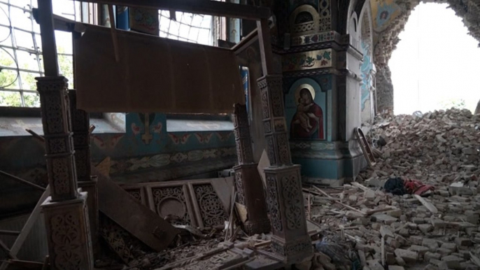 Church that survived Second World War destroyed in Russian aerial bombardment