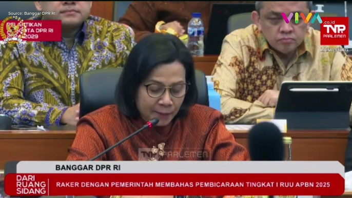 Gemuruh Tepuk Tangan Saat Sri Mulyani Berpamitan ke DPR