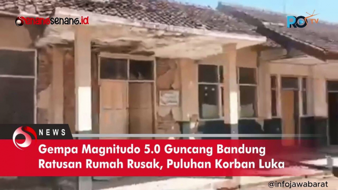 Gempa Magnitudo 5.0 Guncang Bandung, Ratusan Rumah Rusak Puluhan Korban Luka