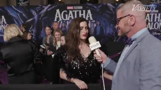 Kathryn Hahn - Full Interview at 'Agatha All Along' Premiere