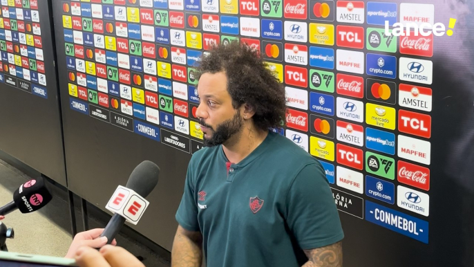 Marcelo prega cautela após vitória sobre o Atlético-MG e comenta reserva