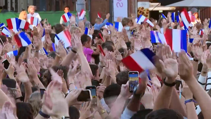 Paris-2024: Toulouse célèbre Marchand, Dupont et ses autres héros des JO