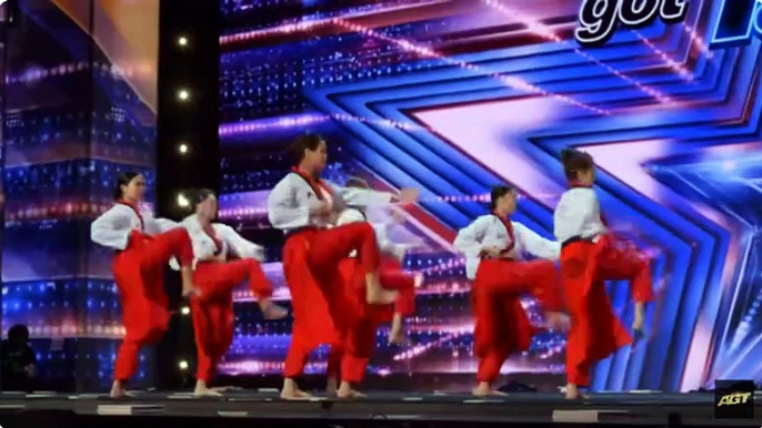 Golden Buzzer: World Taekwondo Demonstration Team Shocks the Judges - America's Got Talent 2021