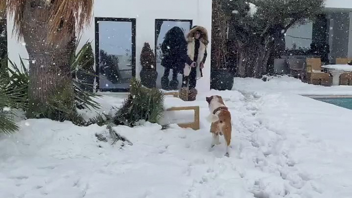 Πως φαίνεται χιονισμένο το σπίτι του Ηλία Ψινάκη