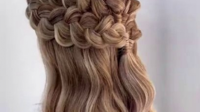 Unique and stylish hair style for girls/girl hair style/hair style/2024 hair style/girl fashion/new hair color/how to make hair style/how to style/hair designs/new video/new fashionable hairstyles for girls/ trendy girl hair style