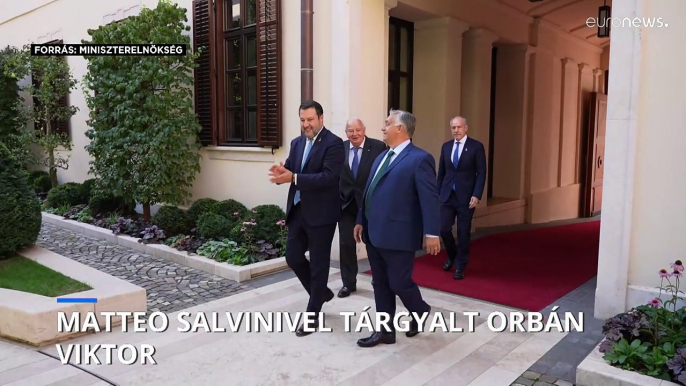 A Karmelitában tárgyalt Mateo Salvini és Orban Viktor