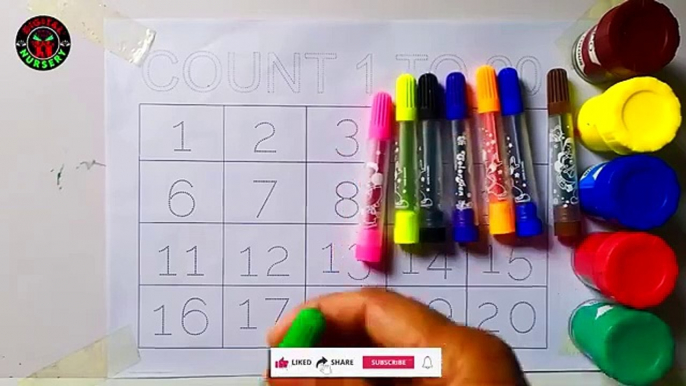 Learn To Count Numbers | 123 Counting | 1234 Number Train | Preschool & Kindergarten Education