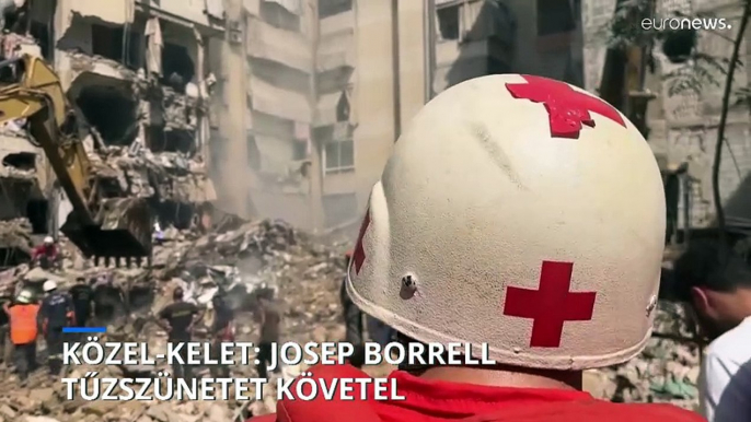 Tűzszünetet követel a Közel-Keleten az EU külügyi főképviselője