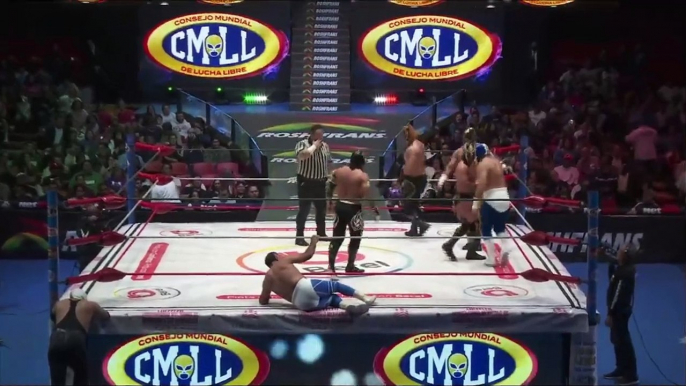 Blue Panther, Blue Panther Jr., Dark Panther, Hijo de Blue Panther vs Magia Blanca, Magnus, Rugido, Vegas