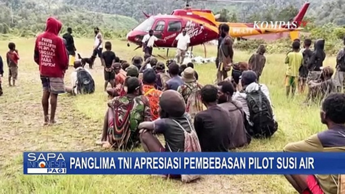 Panglima TNI Apresiasi Satgas Operasi Damai Cartenz atas Pembebasan Pilot Susi Air