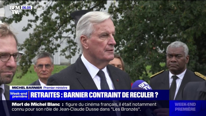 Report de la revalorisation des retraites: Michel Barnier se dit  "ouvert" à d'autres propositions parlementaires