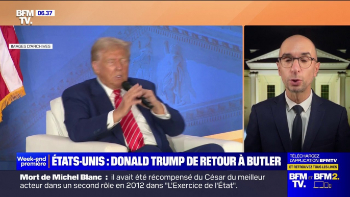 Donald Trump sera de nouveau en meeting à Butler, lieu ou il a été victime d'une tentative d'assassinat le 13 juillet dernier