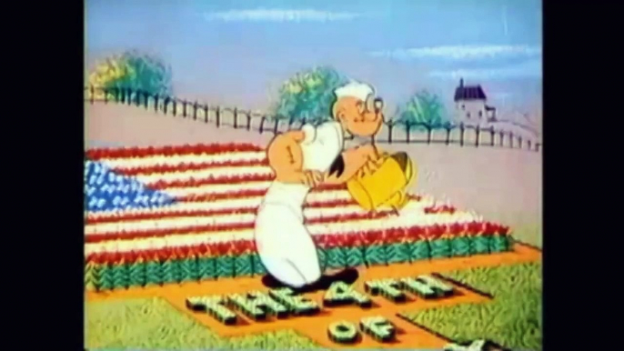 Popeye The Sailor - Patriotic Popeye (1957) - Classic Animated Cartoon