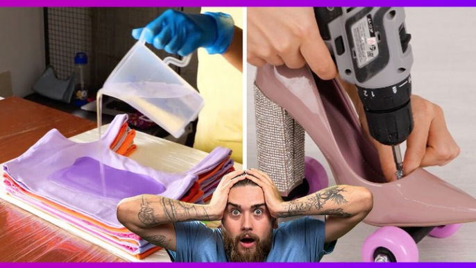 Fashion Crafting Ideas For Standout Outfits !!! The Dudes REACT to 5-Minute Crafts Clothing Hacks