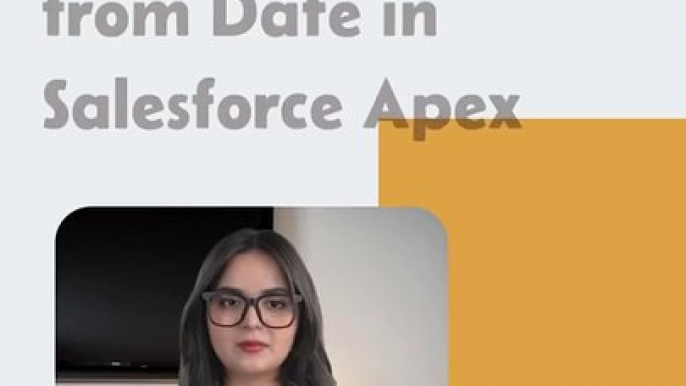 How To get Month of Year from Date in Salesforce Apex #howtosalesforce #salesforce #howto