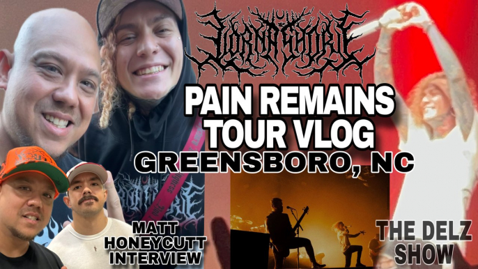 Lorna Shore Pain Remains Tour with Whitechapel , Kublai Khal Dj delz vlog