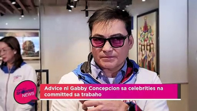 Kapuso Showbiz News: Gabby Concepcion, may payo sa kapwa celebrities