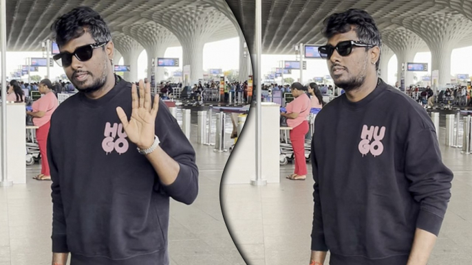 Bigil & Jawan Filmmaker Atlee Gets Clicked In Full Syle At The Mumbai Airport!