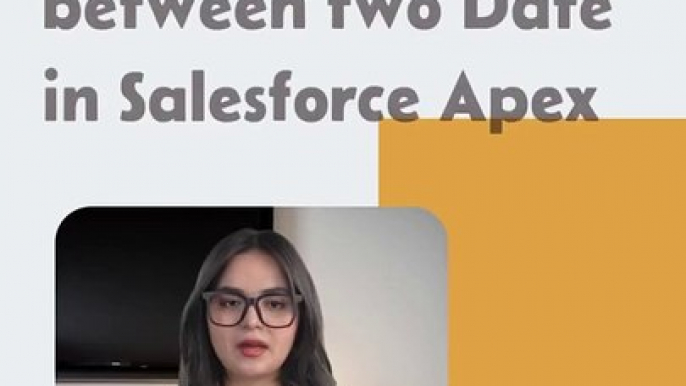 How To get months between two Dates in Salesforce Apex #howtosalesforce #salesforce #howto