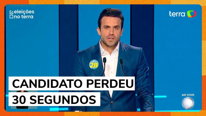 Marçal descumpre regra, usa trocadilho com nome de Boulos e é punido em debate da Record