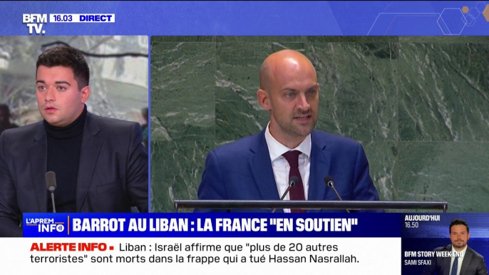 Guerre Israël/Hezbollah: le ministre français des Affaires étrangères, Jean-Noël Barrot, sera ce dimanche soir au Liban