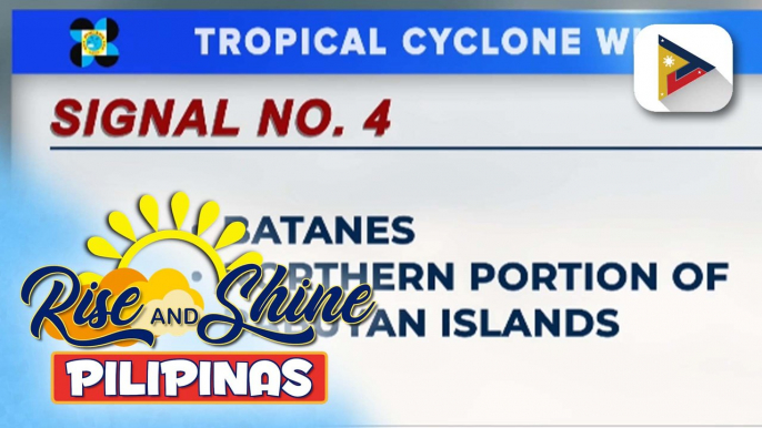 Batanes at hilagang silangang bahagi ng Babuyan Islands, nakaranas na ng malakas na hangin