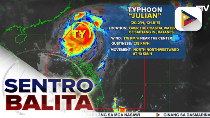 Lakas ng Bagyong #JulianPH, ramdam na ramdam sa Batanes