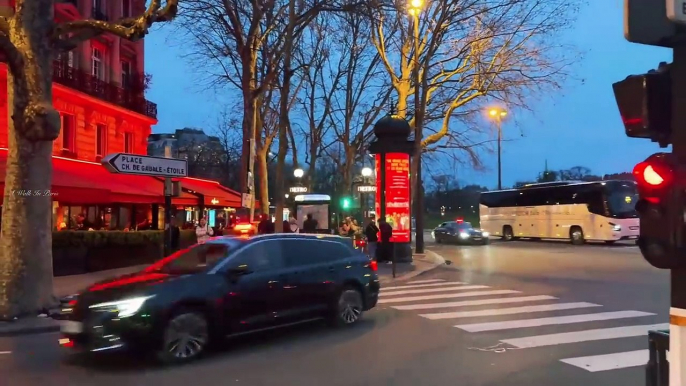 Paris, France - Paris Evening Walk 2024  - 4K HDR walking tour  _ Paris 4K _ A Walk In Paris