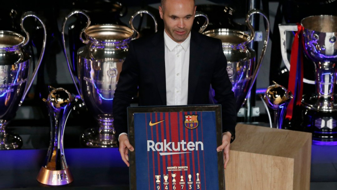 Andrés Iniesta anuncia su retiro del fútbol