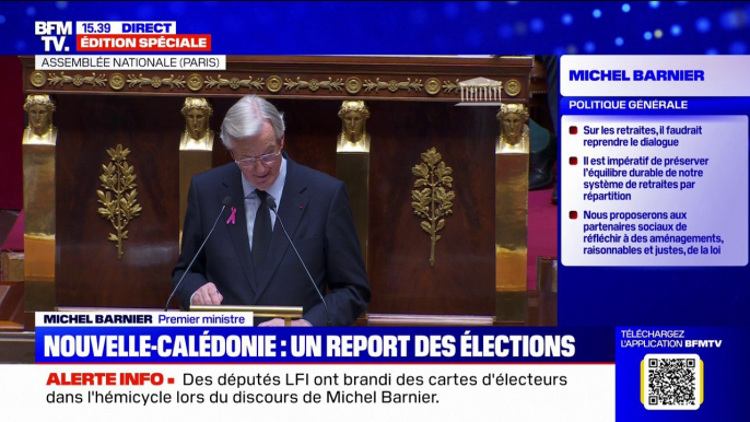 Discours de politique générale: "Nous allons développer une culture de l'évaluation. Nous ne pourrons pas dépenser plus, nous dépenserons mieux", précise Michel Barnier