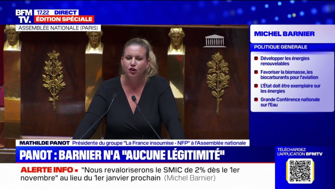 Mathilde Panot: "Emmanuel Macron a fait le choix du pire: le parfum de cohabitation à l'odeur nauséabonde d'une colocation avec le RN"