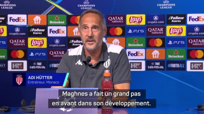 Monaco - Hütter sur Akliouche : "Accepter que les jeunes ne soient pas au meilleur niveau à tous les matches"