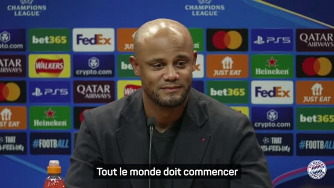 Bayern - Kompany : "Le collectif ne manque pas d'expérience"