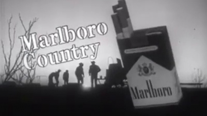 spot Marlboro Country anni 60 mandriani - Advertising Marlboro Horse man